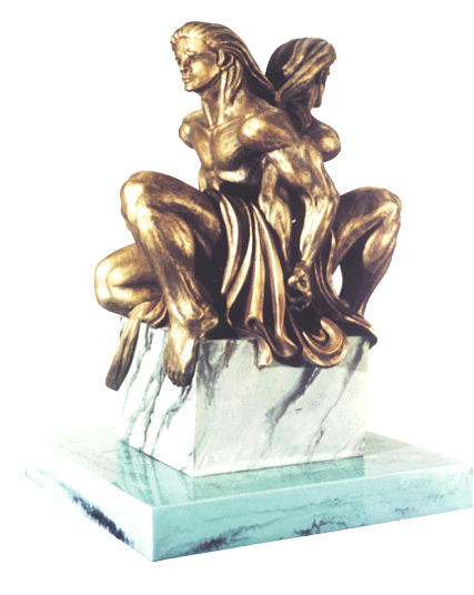 十二星座铜雕塑像图标